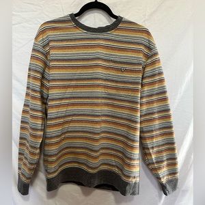 Vissla Rivera Men’s striped sweatshirt with pocket XL